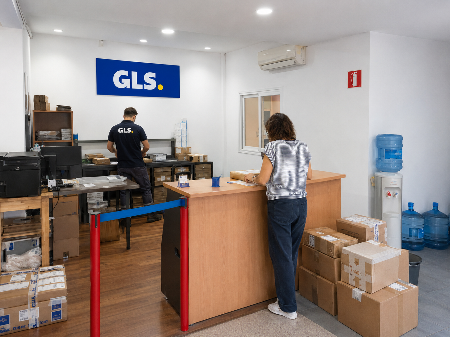 Operativa diaria de distribución urbana como agencia GLS
