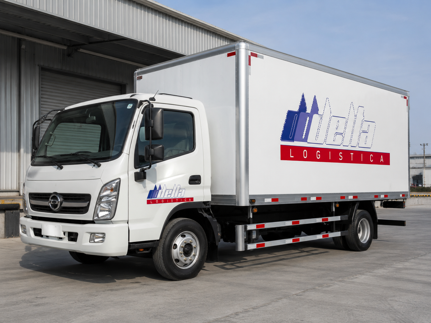Vehículo Delta Logística para transporte de mercancía